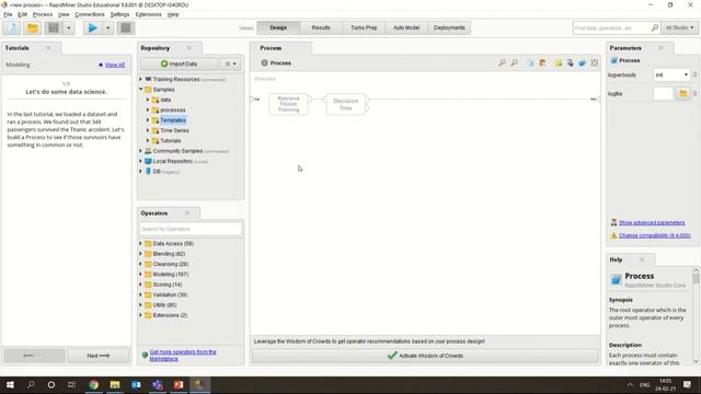 Rapid Miner 9.8 Installation and introduction смотреть онлайн