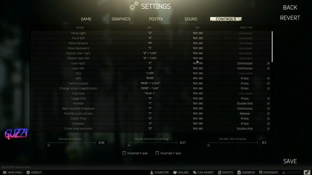 Escape from Tarkov Game Settings смотреть онлайн