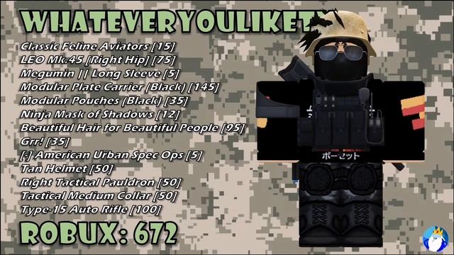 Roblox Military ⚔ Outfits (Part #2) смотреть онлайн