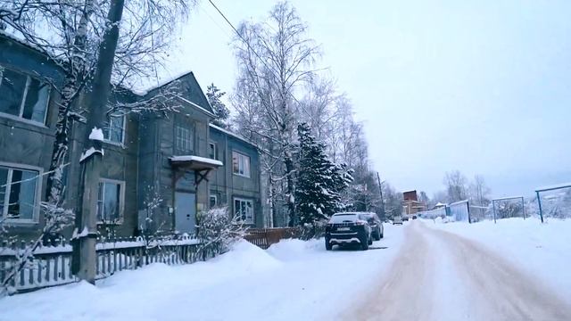 Зима на улице Губкина / Канал Ухта