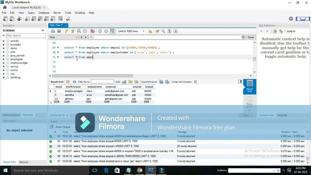 SQL WITH MY-SQL WORKBENCH смотреть онлайн