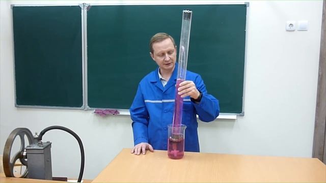 Фонтан в трубке Ньютона смотреть онлайн
