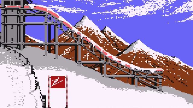 The Winter Games! (1985) Epyx, C64S Emulator PC/DOS смотреть онлайн