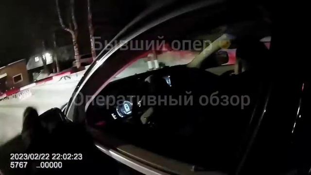 Пьяный за рулём помощник военного прокурора Северодвинского гарнизона Кирилл Богатиков.Часть 1 смотреть онлайн