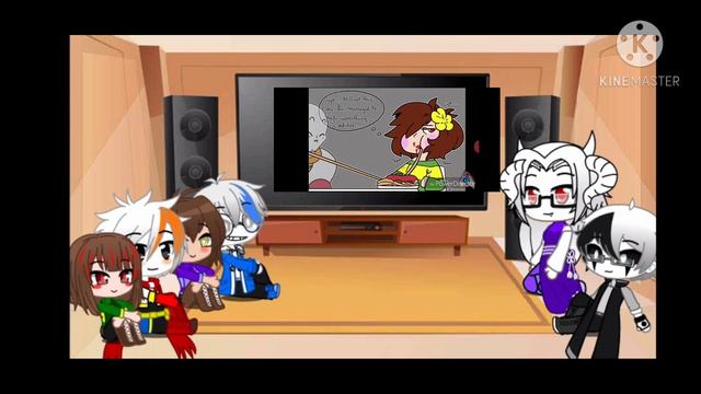 Undertale reacts to PAPARA & EYES meme смотреть онлайн