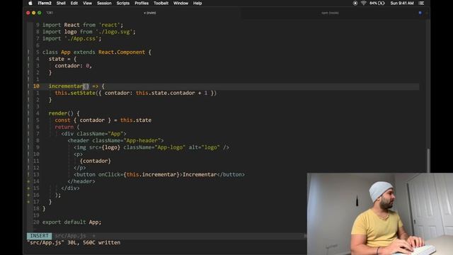 React Hooks: useState fácil смотреть онлайн