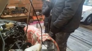 Калина. Снимаем, разбираем двигатель. Капиталка началась