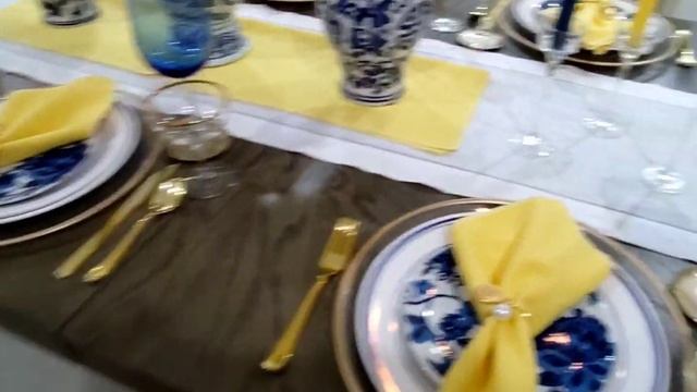 Summer Dining And Living Room Refresh Yellow  And Blue . #sassou#color??