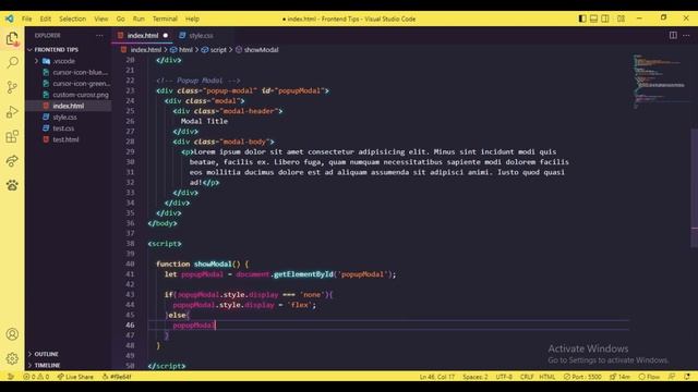 Create a Modal(Popup) | Html | CSS | JavaScript смотреть онлайн