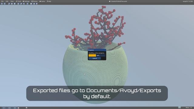 Avoyd Voxel Editor - Tutorial - Export to .obj Polygon Mesh and Import in Blender смотреть онлайн