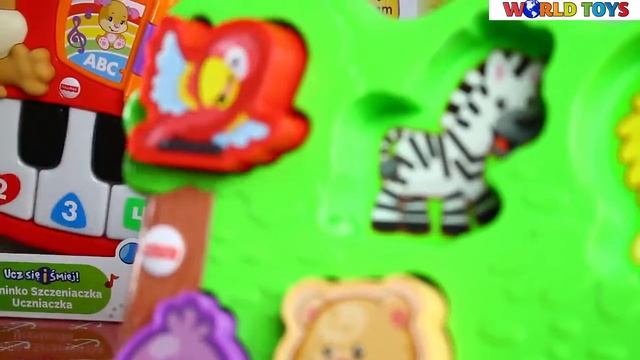 Fisher-Price - Zoo Animal Puzzle / головоломки Зоопарк Животные - Laugh & Learn - DLB27 / CGM42 смотреть онлайн