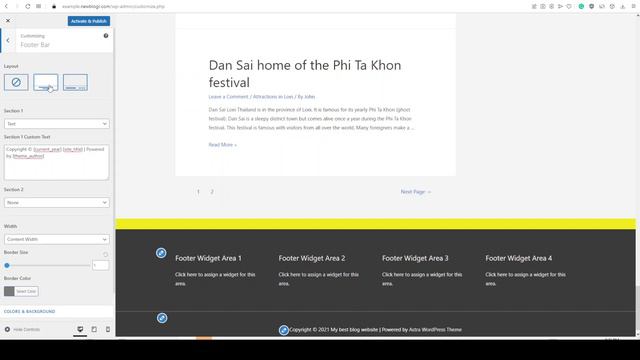 How To How To Customize The Footer On Astra смотреть онлайн