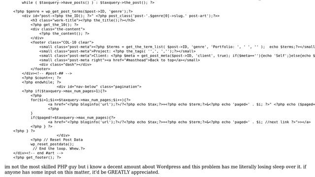 Wordpress: Custom Taxonomy not working with posts_per_page in new WP_query (pagination problem) смотреть онлайн