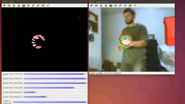 OpenCV tracking ball using minimum enclosing circle 2 смотреть онлайн