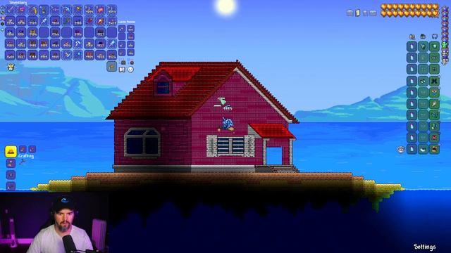 I Built The Kame House From Dragon Ball in Terraria смотреть онлайн