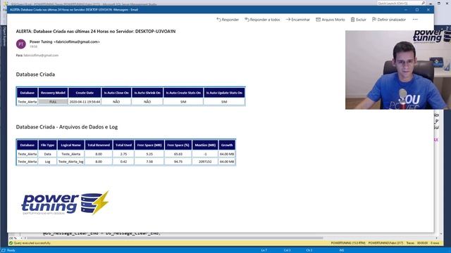 Monitoramento no SQL Server - Alertas de nova base criada e de Jobs que falharam. O que olhar? смотреть онлайн
