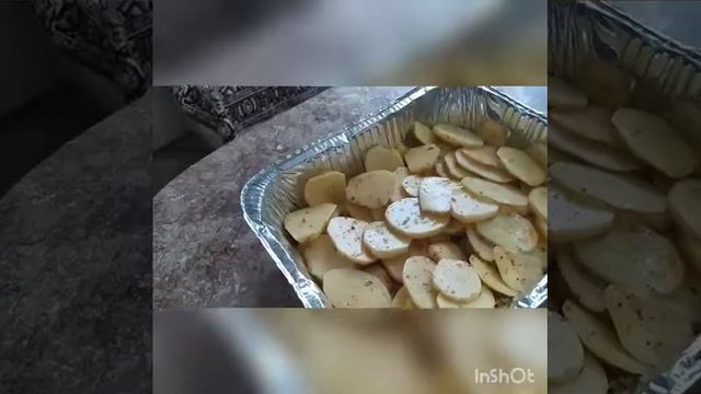 запеченный картофель с грибами в духовке смотреть онлайн