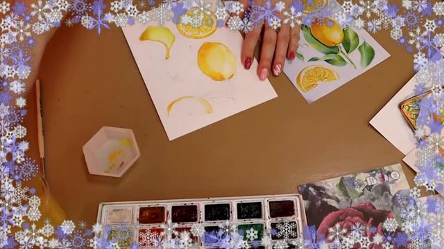 урок 2 Новогодний скетчинг смотреть онлайн