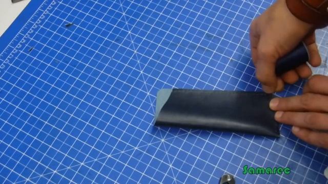Простой чехол для очков из кожи своими руками Leathercraft