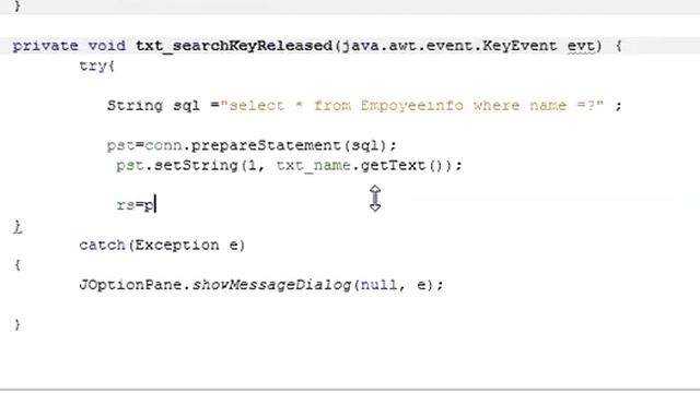 Java programming How to search a particular data in SQLite MySql Database in Netbeans java table смотреть онлайн