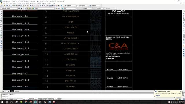 Bài 2: Hatch - Block trong Autocad смотреть онлайн