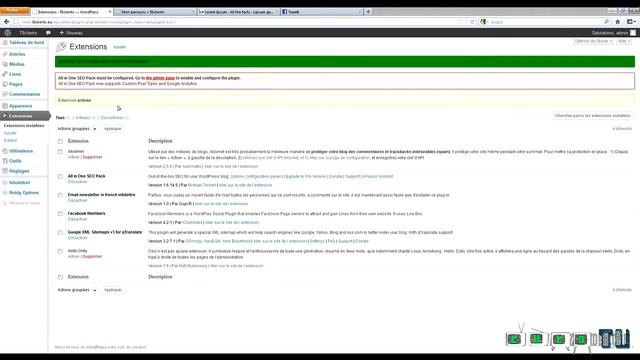 Tuto WorldPress Débutant : #03 - Installation des plugin смотреть онлайн