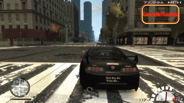 Toyota Supra Mod Driving GTA IV HD смотреть онлайн