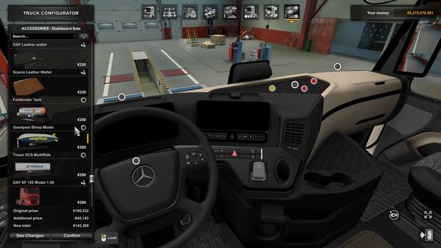 Euro Truck Simulator 2 Mercedes Benz New Actros 2019 V1.49