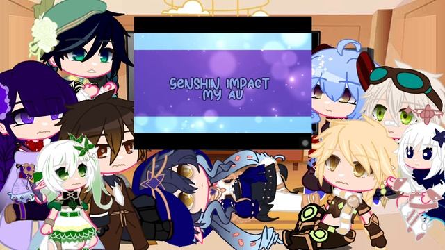 Some Genshin characters react to my videos | 200 subs special | MY AU | Genshin Impact смотреть онлайн
