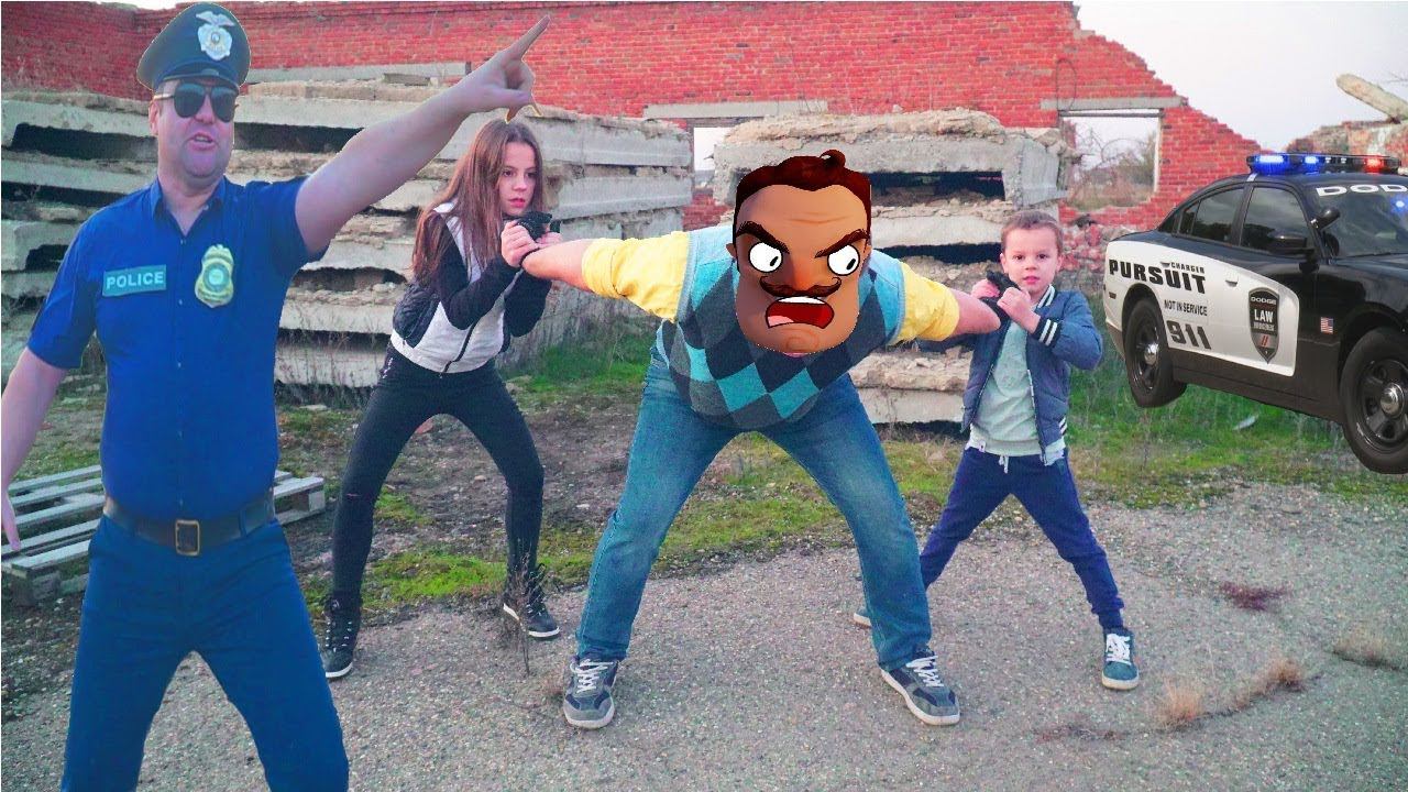 Hello Neighbor Привет Сосед украл серебряную кнопку у ЛОВИ ЛАЙКИ смотреть онлайн