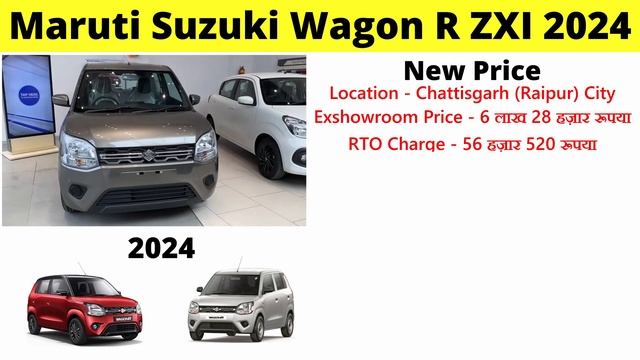Maruti Wagon r 2024 New Model | 2024 Wagon r on road price | Full Details review смотреть онлайн