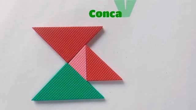 Tangram Geometrical Shapes - Square, triangle, rectangle, Hexagon and concave polygon смотреть онлайн