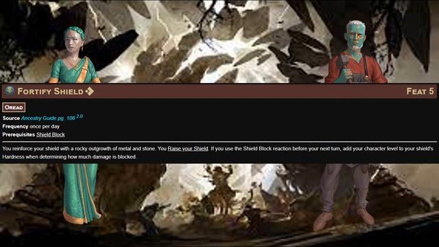 Pathfinder 2e Oread Versatile Heritage Teamwork Guide смотреть онлайн