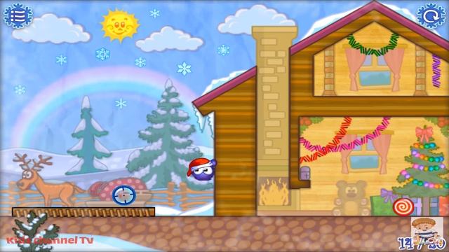 Catch The Candy Xmas Walkthrough | Christmas Games | Santa Claus gameplay | Kids TV Channel смотреть онлайн