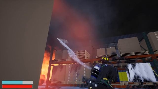 Into The Flames #2 New Firefighting Game - Firefighters Fighting A Fully Involved Warehouse Fire