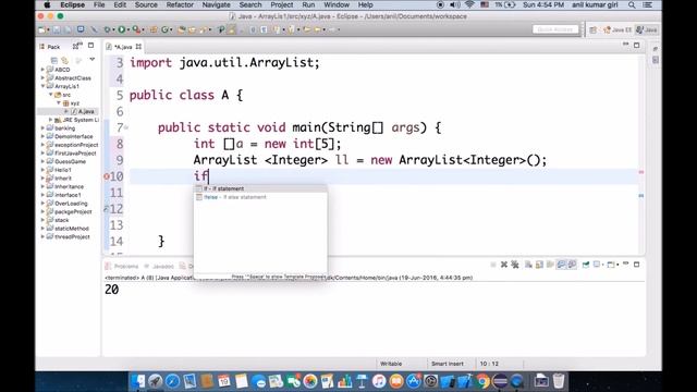 ArrayList Part 1 - Introduction Of ArrayList And Autoboxing смотреть онлайн