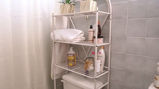 how to organize and decorate a small bathroom + Bathroom Tour 2020 смотреть онлайн