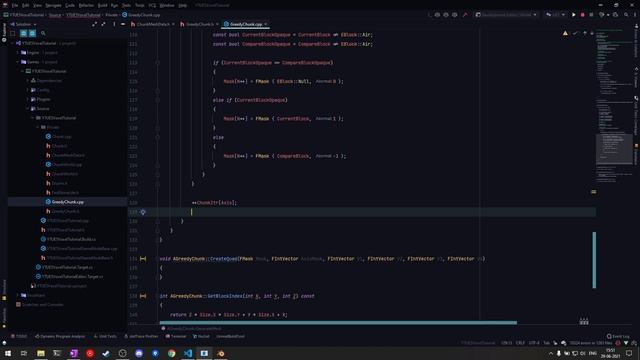 UE5 C++Tutorial - Minecraft like Voxel Terrain Generation : Part 4 Greedy Meshing Implementation смотреть онлайн