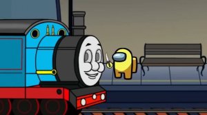 Train Eater & Cursed Thomas The Train & Among Us & DJ Music Man - Coffin Dance Meme Cover