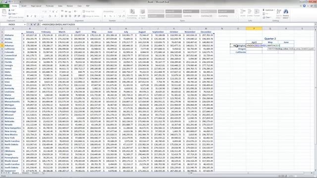 Index Match - Column and Row Intersection смотреть онлайн