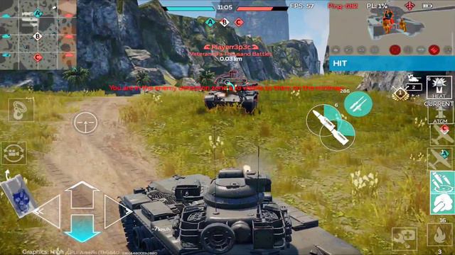 War Thunder Mobile : PLATOON M60A1 (AOS) 💪