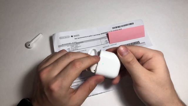Заменили по гарантии airpods. смотреть онлайн