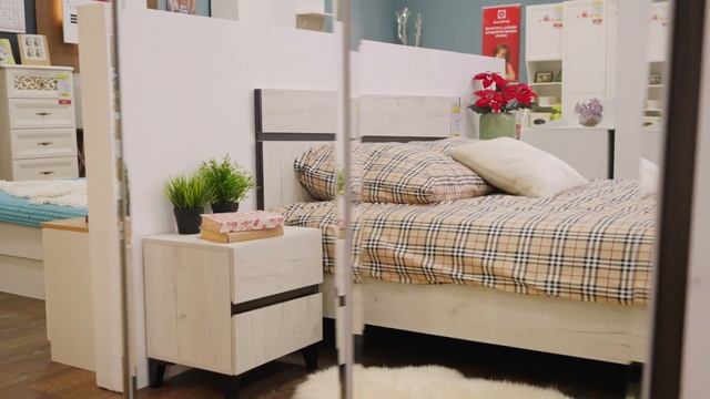 СПАЛЬНЯ КРАФТ фабрика мебели ЗАРЕЧЬЕ смотреть онлайн