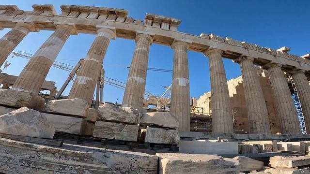 Parthenon and some Erechtheion, Athen. смотреть онлайн