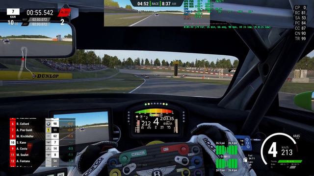[FPS] Ryzen 3600 SMT off, Assetto Corsa Competizione 1.1.2 30cars GTX 1080 1440p high смотреть онлайн