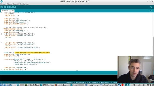 A simple https request with Arduino ESP8266 to Matomo Analytics смотреть онлайн