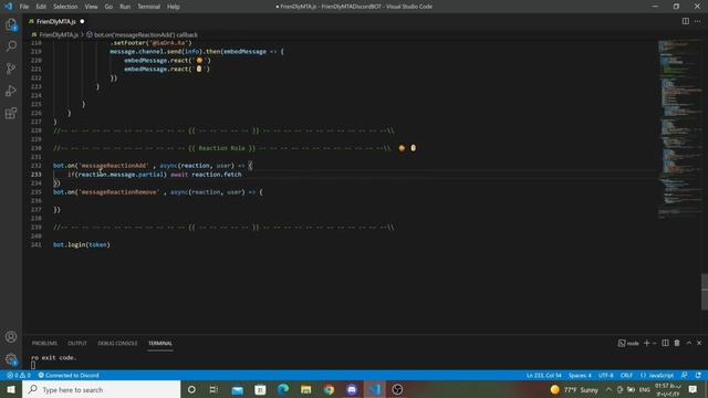 How to create a Reaction Roles Bot for Discord with JavaScript ❗❓ смотреть онлайн