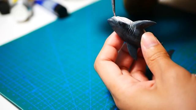 How To Make Deep Sea Fish and Shark Diorama / Polymer Clay / Epoxy resin смотреть онлайн