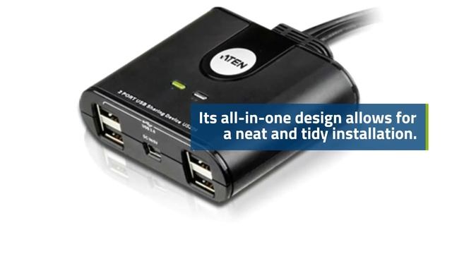 ATEN 2 X 4 USB 2.0 Peripheral Sharing Switch (US224)