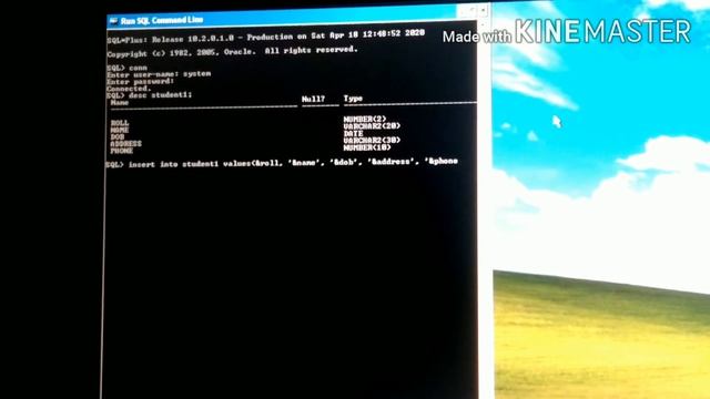 How to insert multiple row in a table in Run SQL command line ? смотреть онлайн